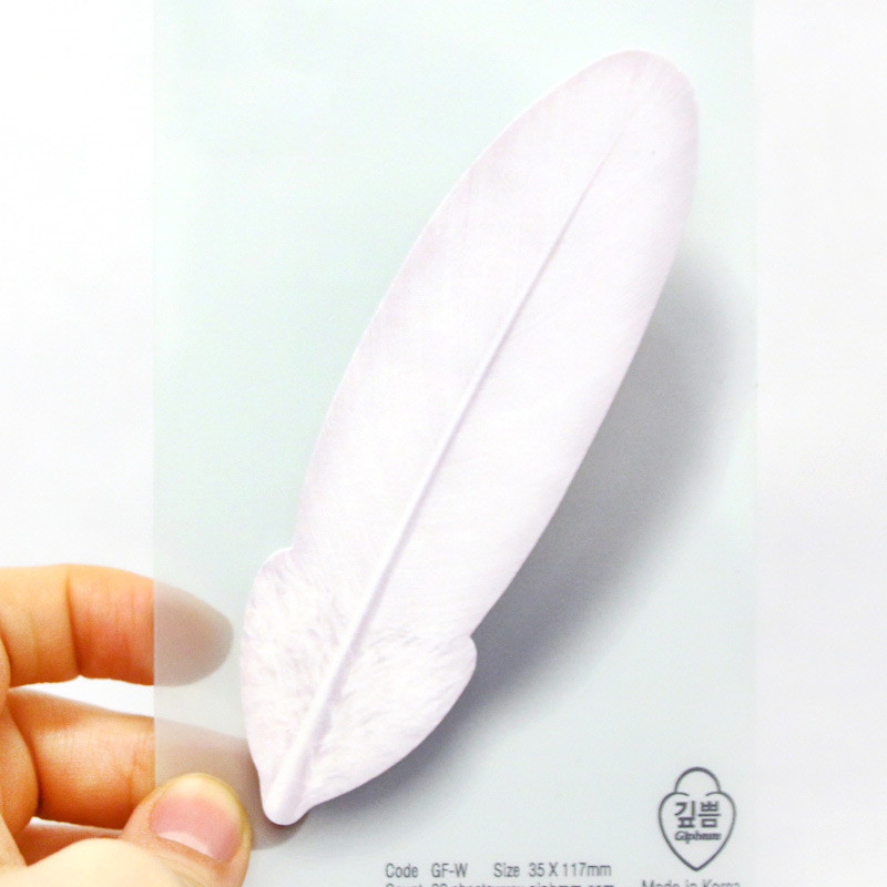 Flight white sticky memo notes