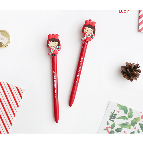 Lucy - Hellogeeks christmas black gel pen