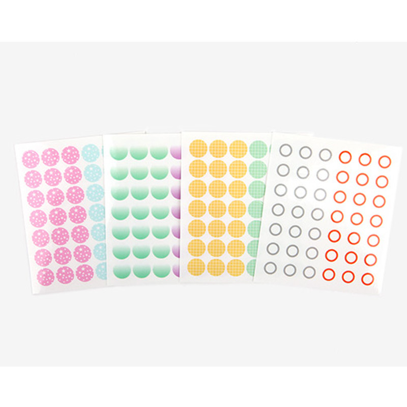 Transparent circle deco sticker set ver.2 Transparent circle deco sticker set ver.2
