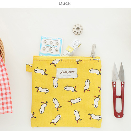Duck - Jam Jam small zipper pouch