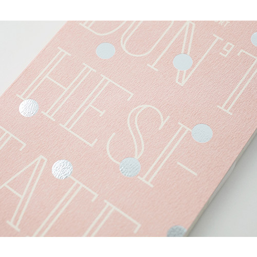 Silver circle - Live your life undated diary scheduler