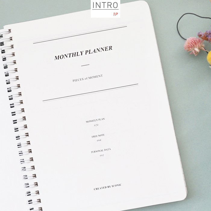 Intro - Becoming undated monthly planner