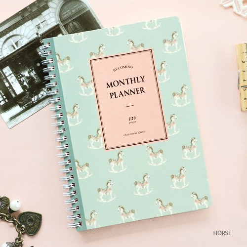 Horse - Becoming undated monthly planner