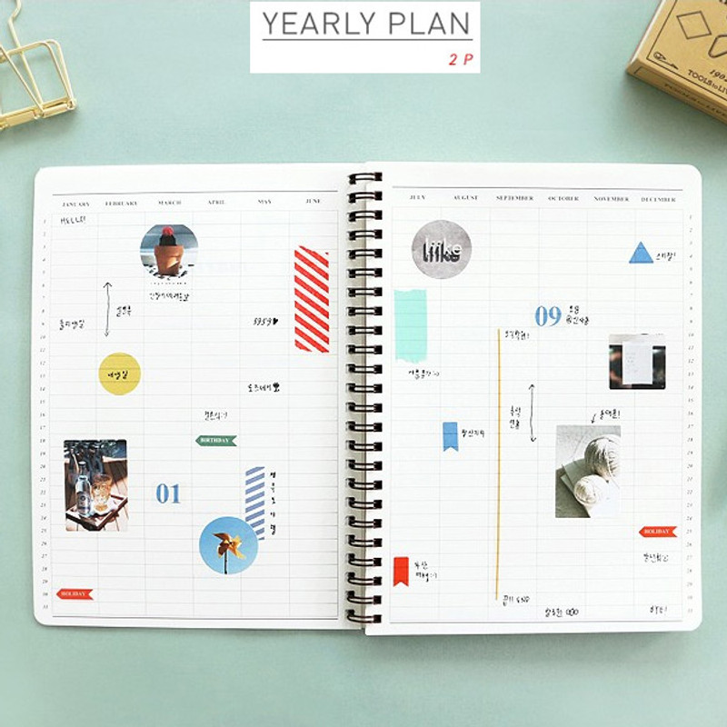 Yearly plan - Becoming undated daily planner Yearly plan - Becoming undated daily planner