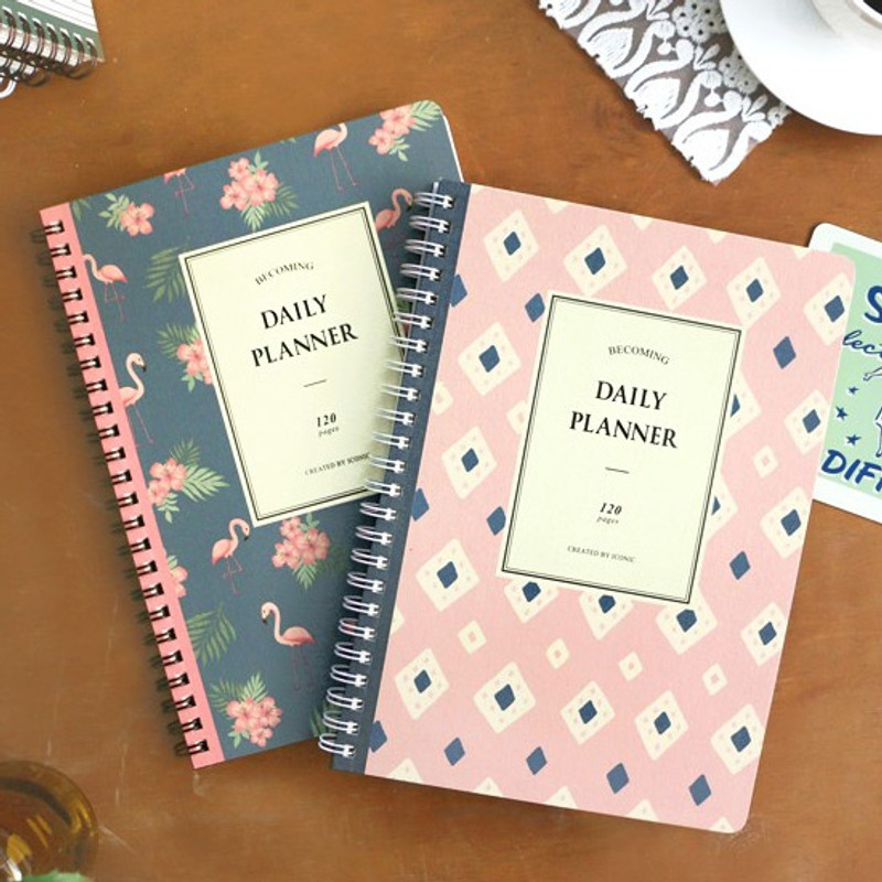 Becoming undated daily planner Becoming undated daily planner