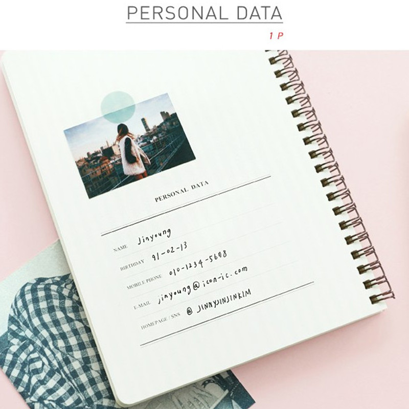 Personal data - Becoming undated daily planner Personal data - Becoming undated daily planner