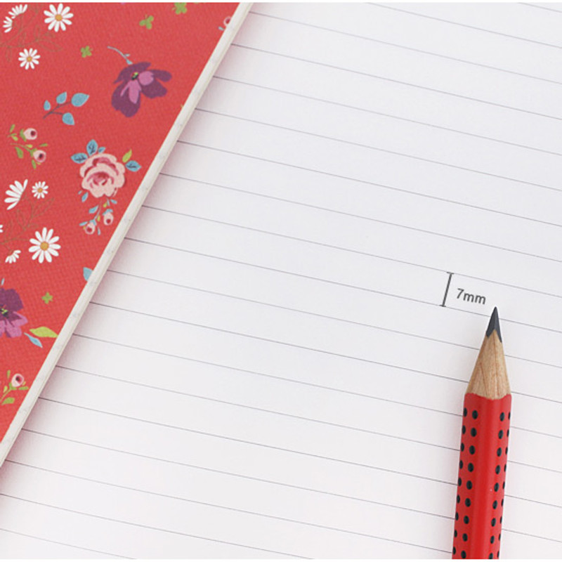 La vie en rose B5 size lined notebook
