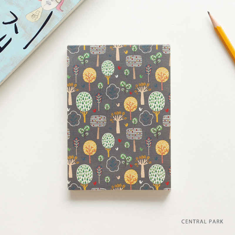 Central park - La vie en rose A6 size plain notepad Central park - La vie en rose A6 size plain notepad
