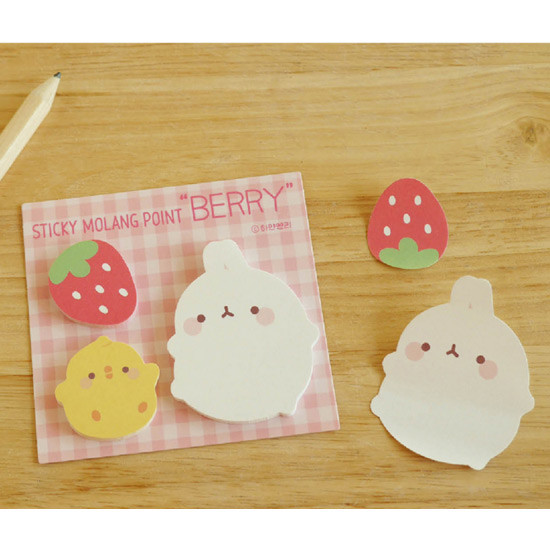 Berry - Molang cute animal sticky memo note