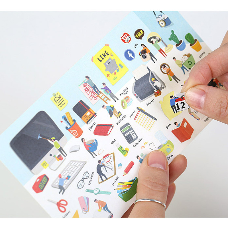 Desk little universe deco sticker Desk little universe deco sticker