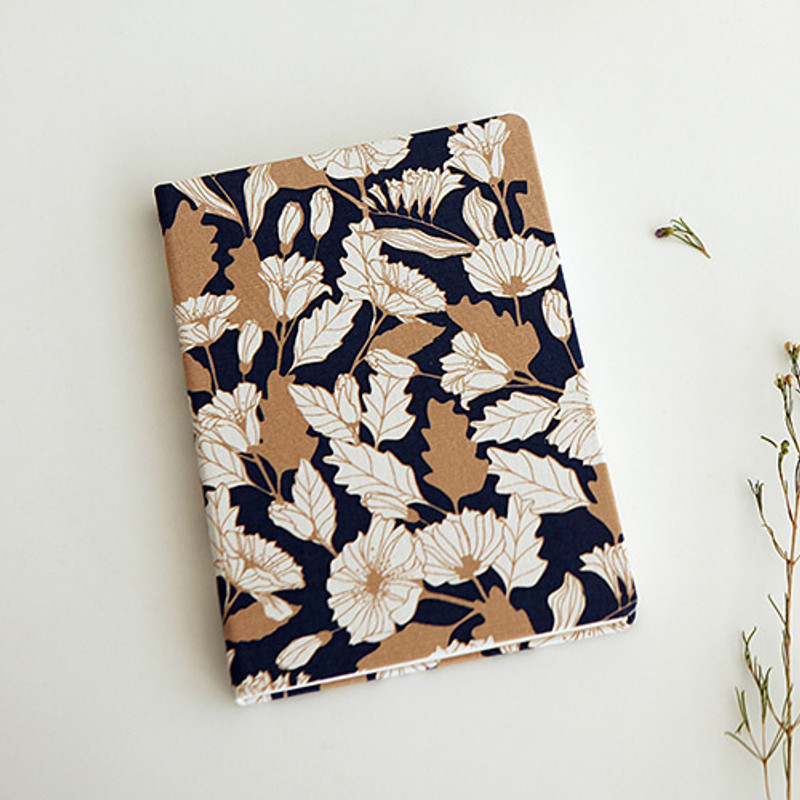 Allure - pattern fabric cover plain notebook  Allure - pattern fabric cover plain notebook