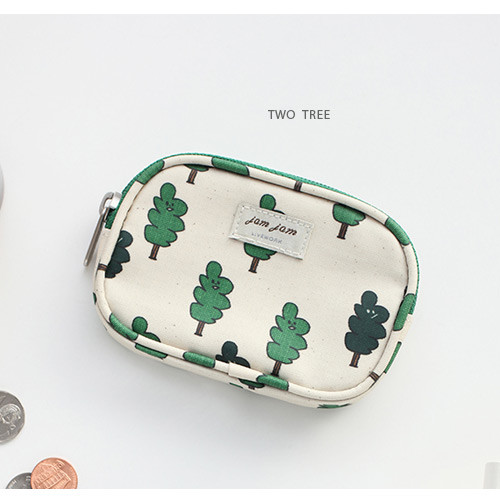 Two tree - Jam Jam pattern card case pouch