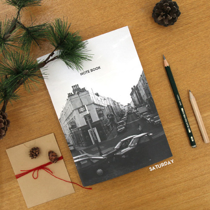 Saturday - A5 sized lined notebook