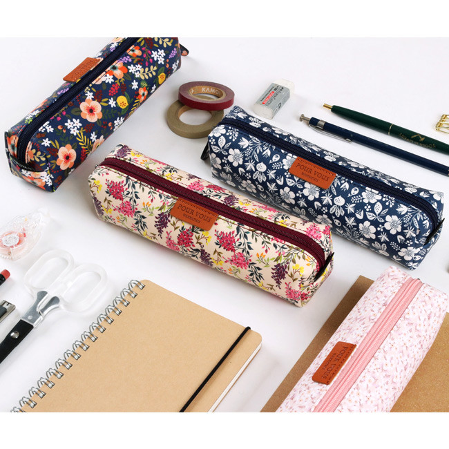 Pour vous harmony square zipper pencil case