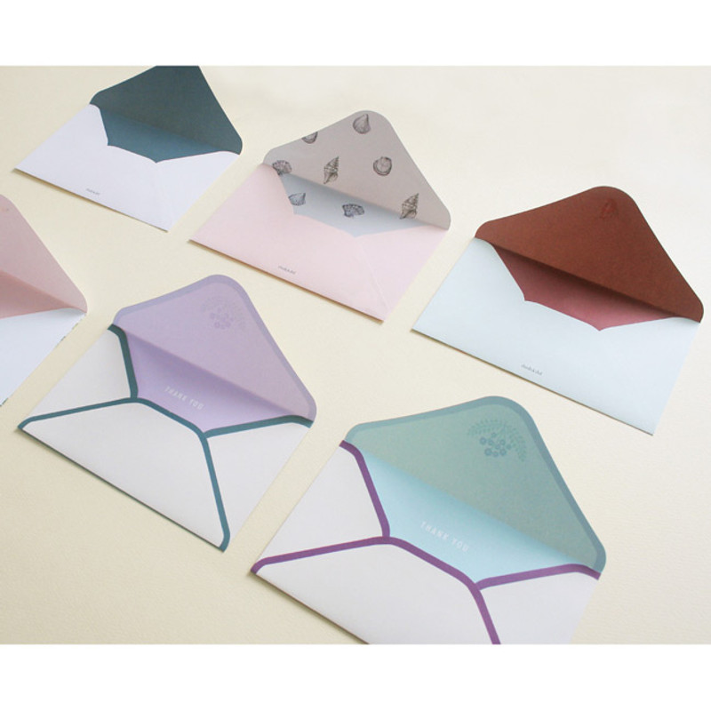 illustration pattern letter paper and envelope set