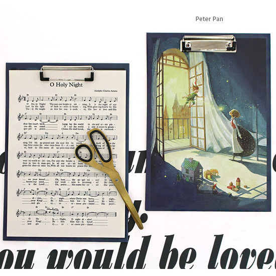 Peter pan - illustration A4 size clipboard ver.2