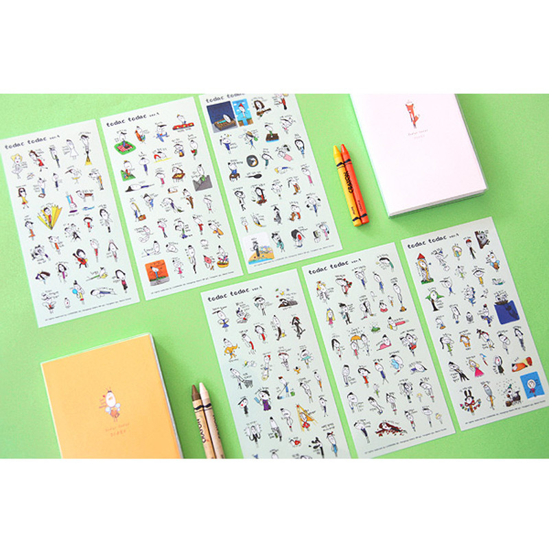 Todac Todac transparent deco sticker set ver.5 
