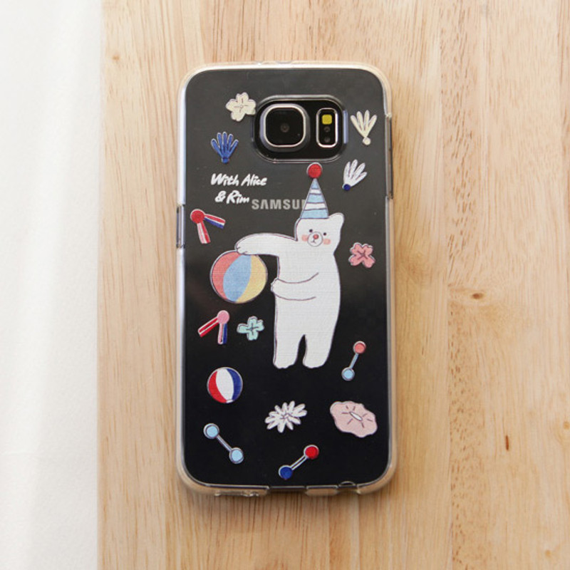Bear - Rim TPU soft galaxy S6 smartphone case Bear - Rim TPU soft galaxy S6 smartphone case