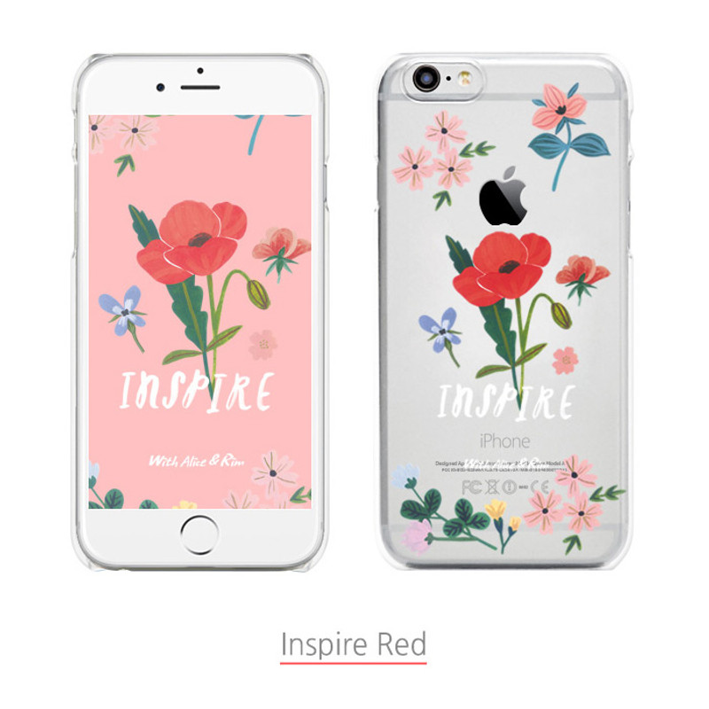 Inspire red - Rim TPU soft iPhone 6 6S case Inspire red - Rim TPU soft iPhone 6 6S case