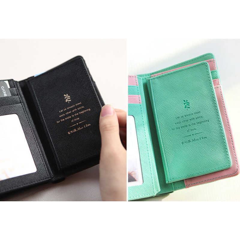 Detail of Rim pattern trifold wallet