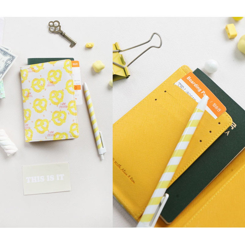 Rim pattern passport cover case