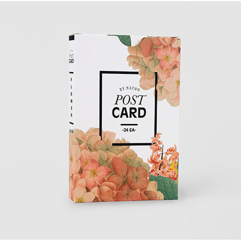 Flower illustration postcard set Flower illustration postcard set