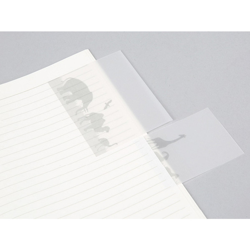 Detail of Animal translucent sticky memo note set - Jungle 