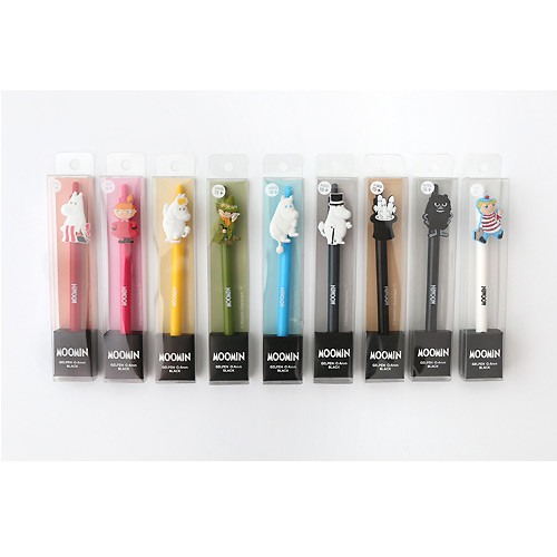 Moomin black gel pen 0.4mm