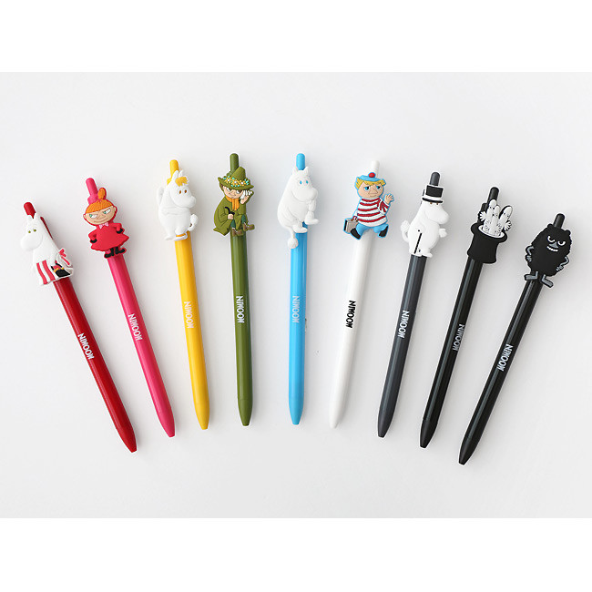 Moomin black gel pen 0.4mm