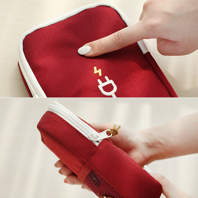 Detail of Travel charger pouch large