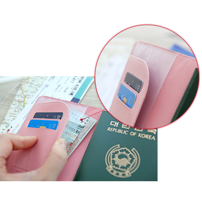 Detail of Willow story pattern passport cover case