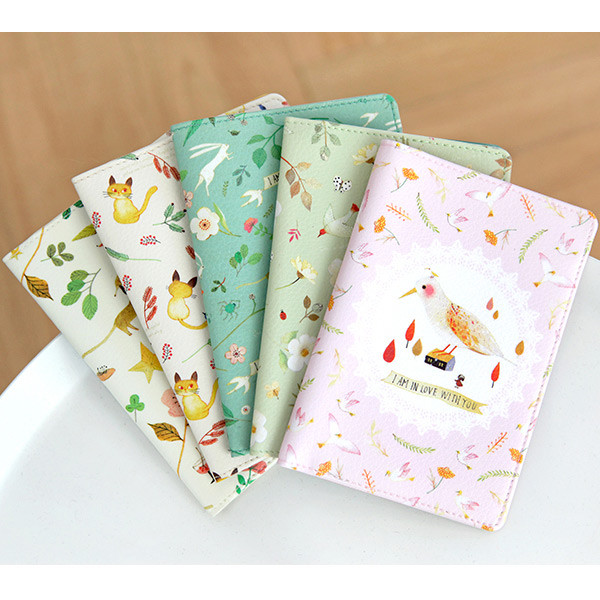 Willow story pattern passport cover case