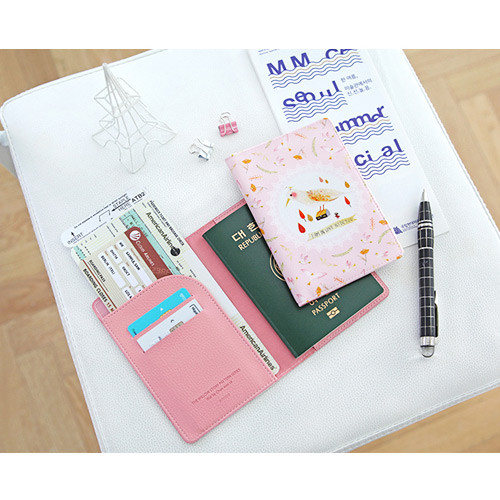 Willow story pattern passport cover case