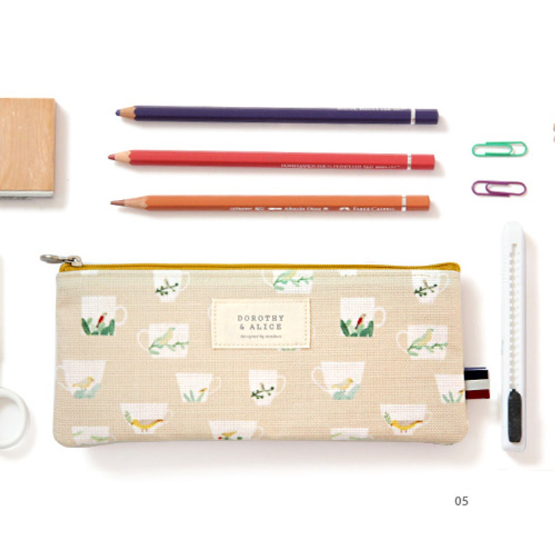 05 - Dorothy and Alice poly zipper pencil pouch 05 - Dorothy and Alice poly zipper pencil pouch