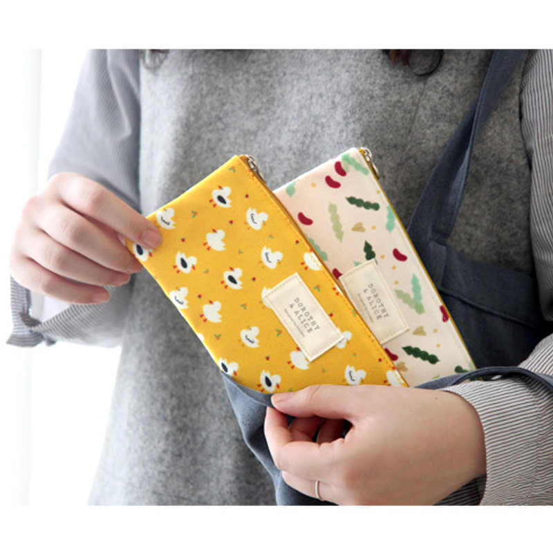 Dorothy and Alice poly zipper pencil pouch Dorothy and Alice poly zipper pencil pouch