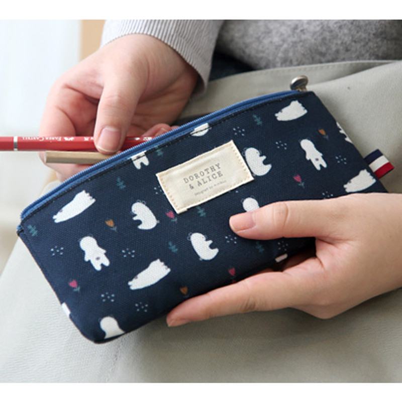 Dorothy and Alice poly zipper pencil pouch Dorothy and Alice poly zipper pencil pouch