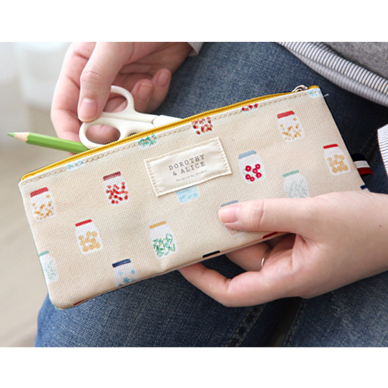 Dorothy and Alice poly zipper pencil pouch Dorothy and Alice poly zipper pencil pouch