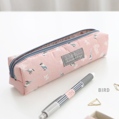 Bird - Comely pattern zipper pencil case
