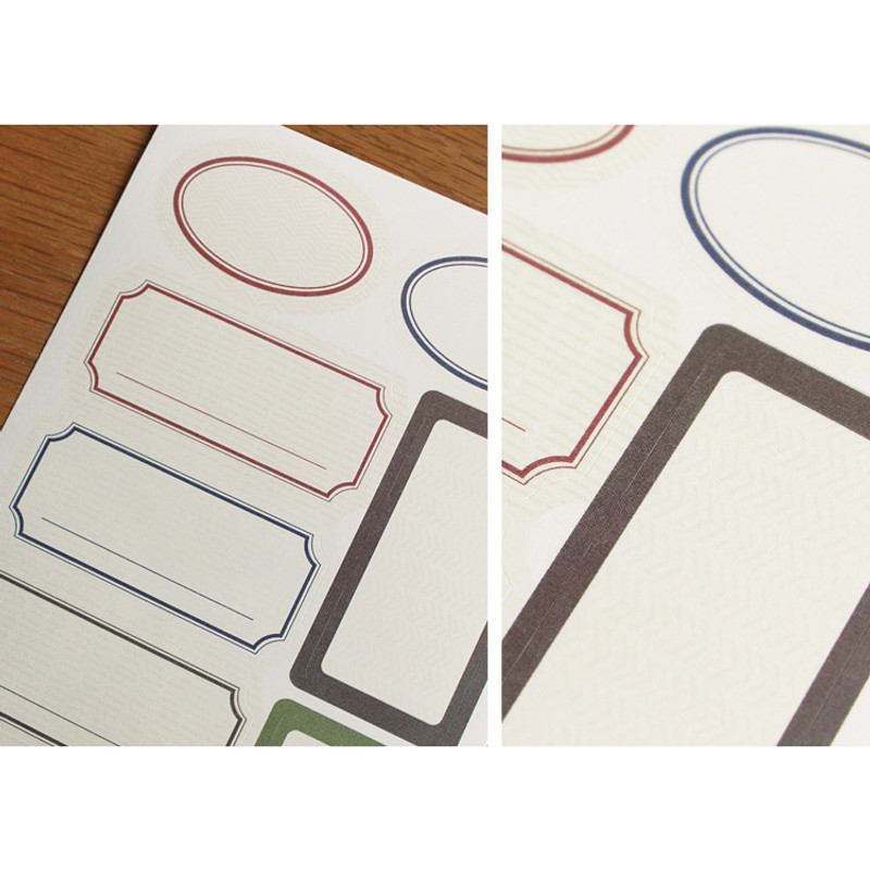 Detail of Pattern label deco stickers Detail of Pattern label deco stickers