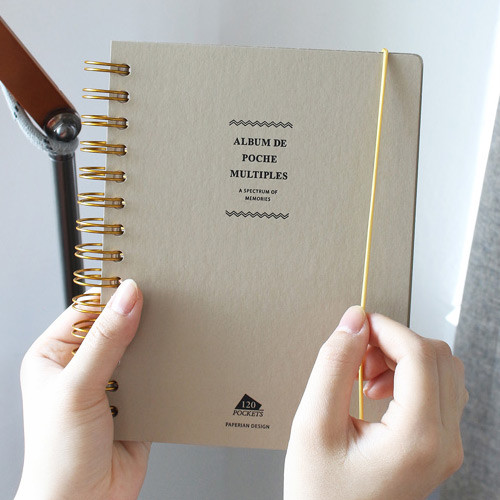 Wirebound instax mini slip in pocket album 
