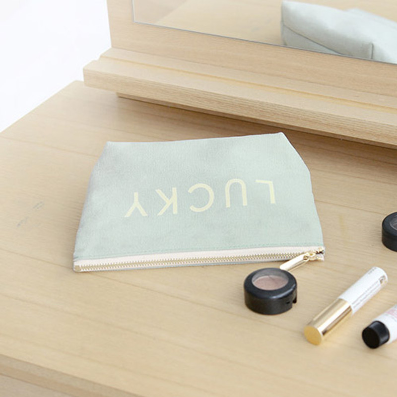 Mint - Around'D lucky zipper pouch Mint - Around'D lucky zipper pouch