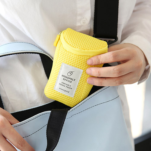 Lime light - portable zipper mouse pouch