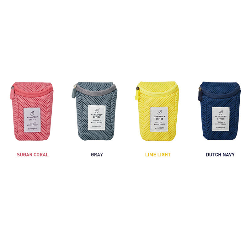 Color of portable zipper mouse pouch