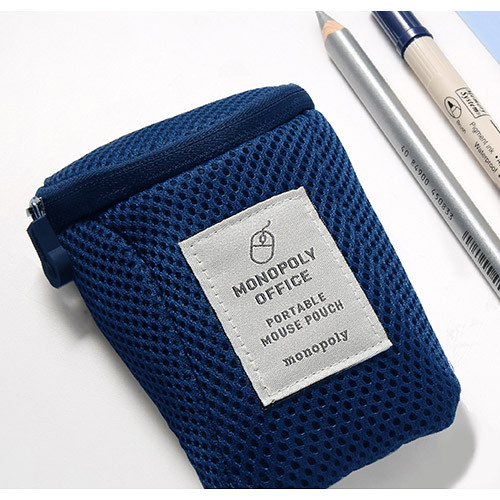 Dutch navy - portable zipper mouse pouch