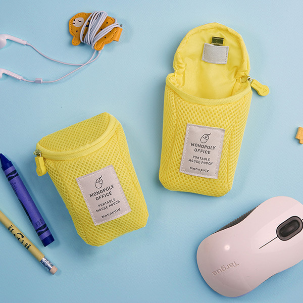 Lime light - portable zipper mouse pouch