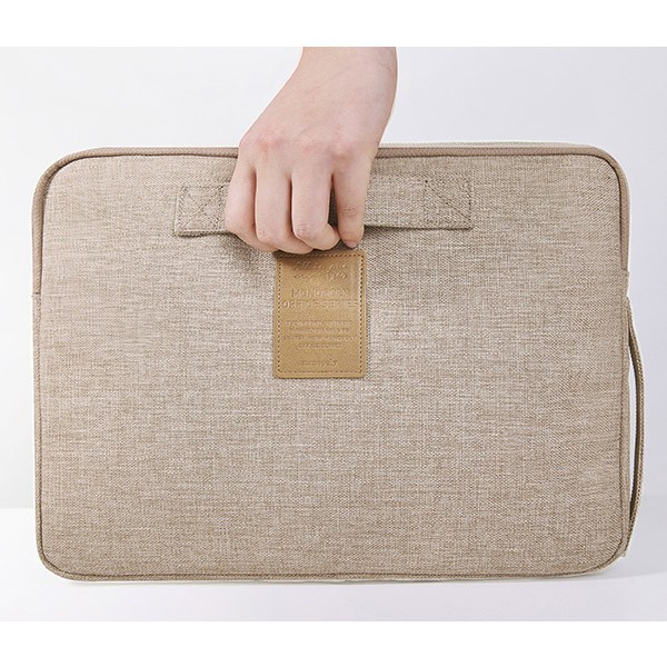 Beige - All in one organizer for laptop