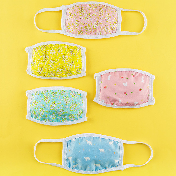 Pattern cotton face mask