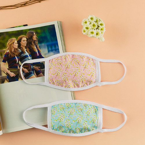 Pattern cotton face mask