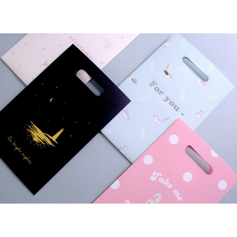 illustration paper bag set