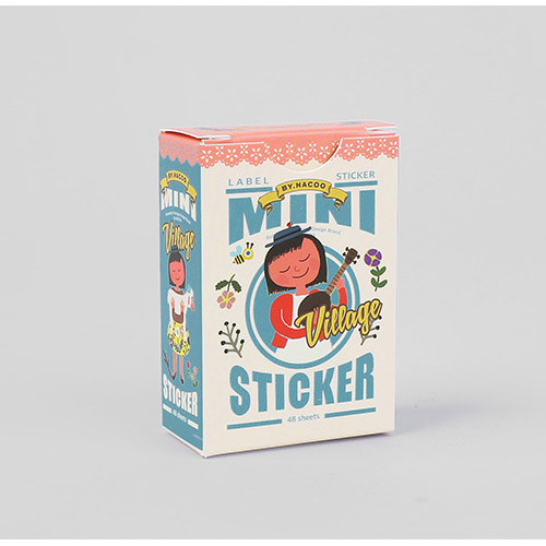 Village small label sticker set